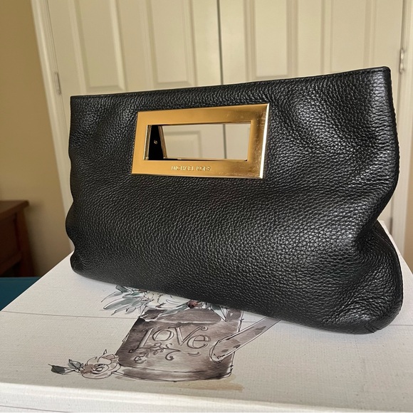 Michael Kors Pebble Leather Clutch Bag - Picture 8 of 14